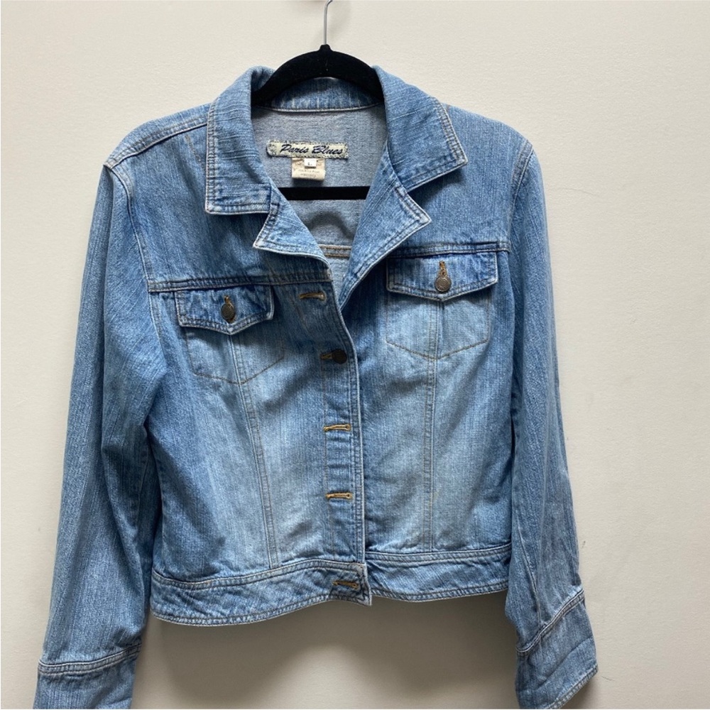 Paris Blues Genuine Y2K Light Blue Jean Jacket